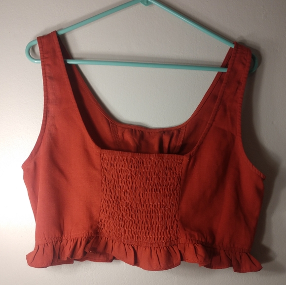 Burnt Sienna crop top - Picture 2 of 4